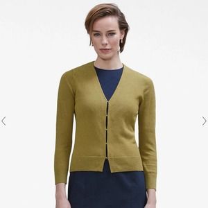MM LAFLEUR Billie Cardigan Sweater True Olive GG4